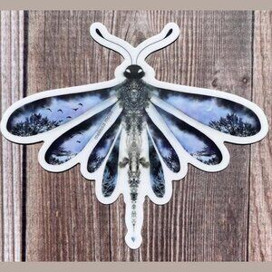 3 for $15 - We Will Soar to Great Heights Sticker -‎ Moth - Waterproof Vinyl